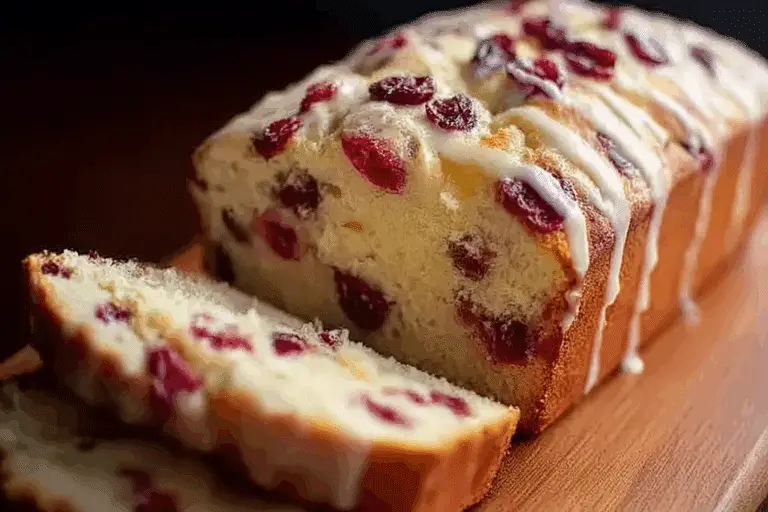 Cream Cheese Cranberry Loaf