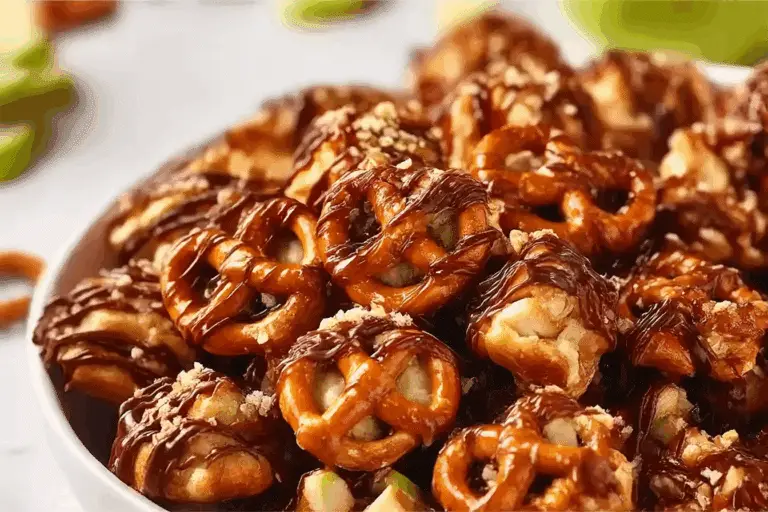 Caramel Apple Pretzel Bites Recipe