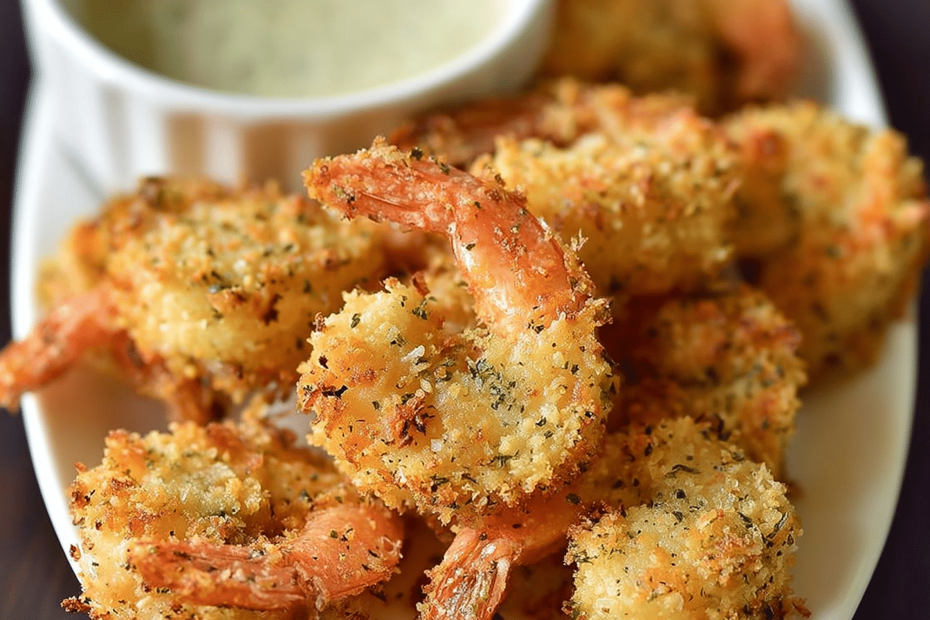 Garlic Parmesan Baked Shrimp