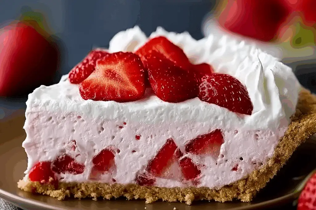 Easy Strawberry Cool Whip Pie