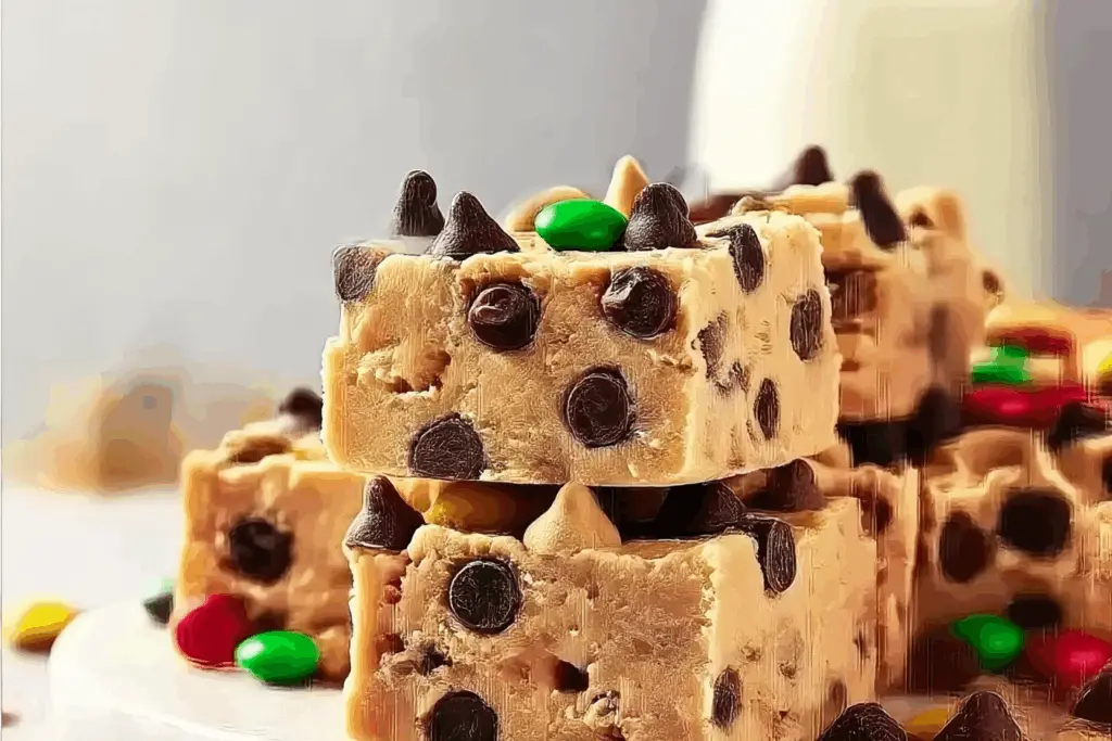 Monster Cookie Dough Fudge