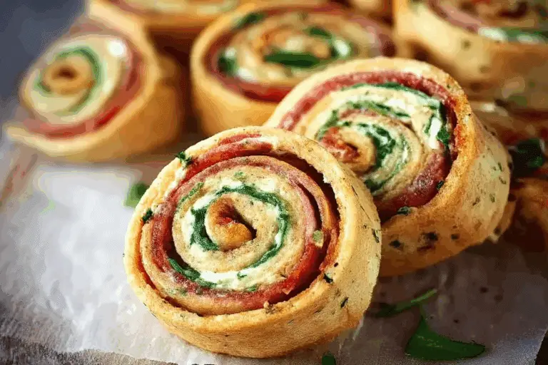 Italian Tortilla Pinwheels