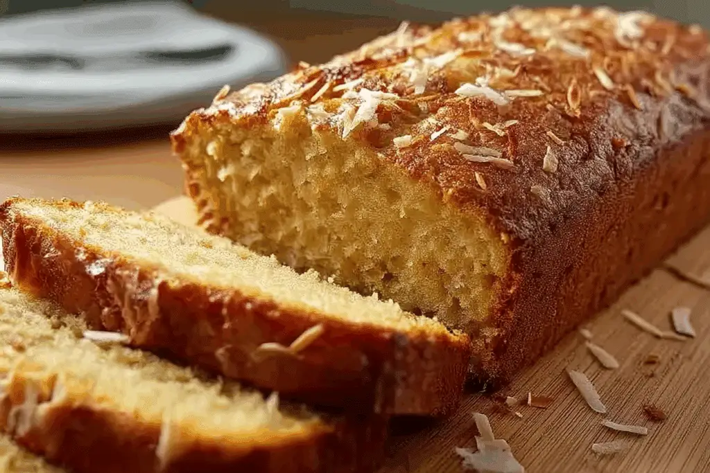 Flourless Caribbean Sweet Potato Coconut Bread