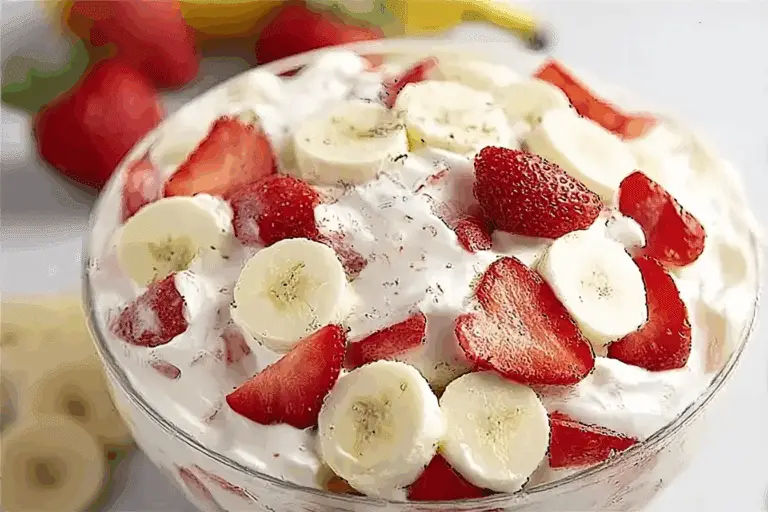 Strawberry Banana Cheesecake Salad