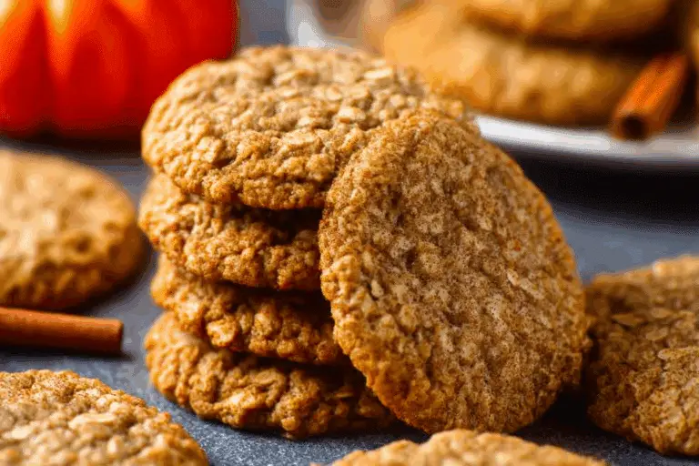 Pumpkin Spice Oatmeal Cookies