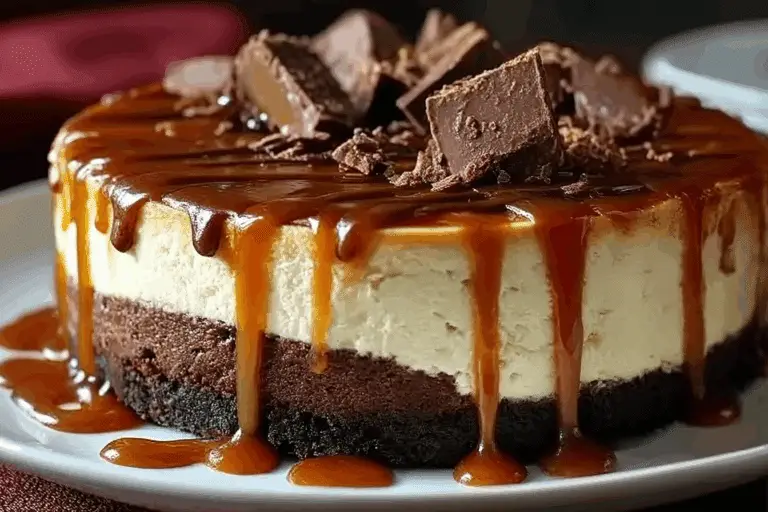 Caramel Brownie Cheesecake