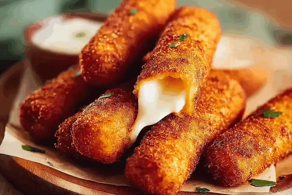 Nashville Hot Mozzarella Sticks