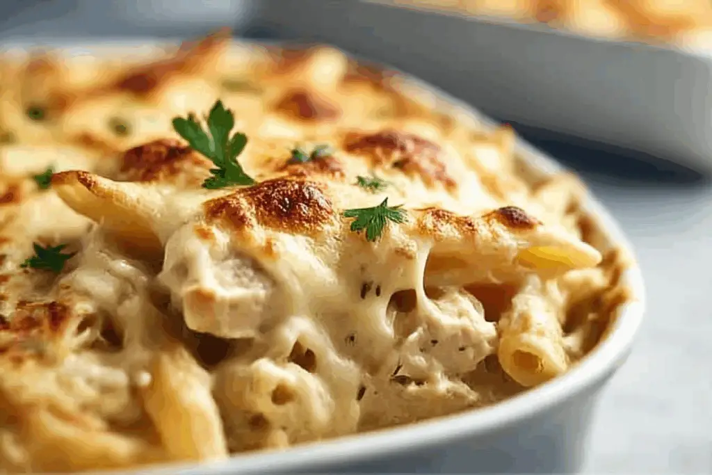 Chicken Alfredo Casserole