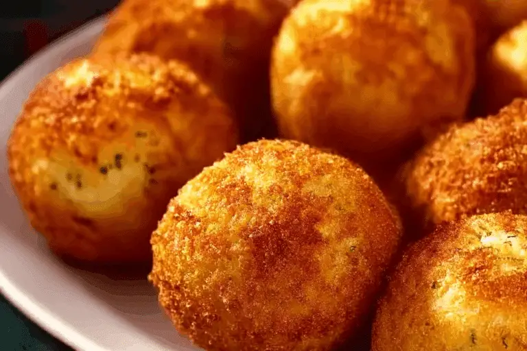 Crispy Potato Cheese Balls