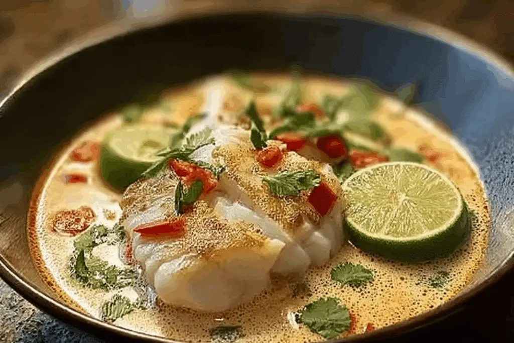 Coconut Lime Fish Soup
