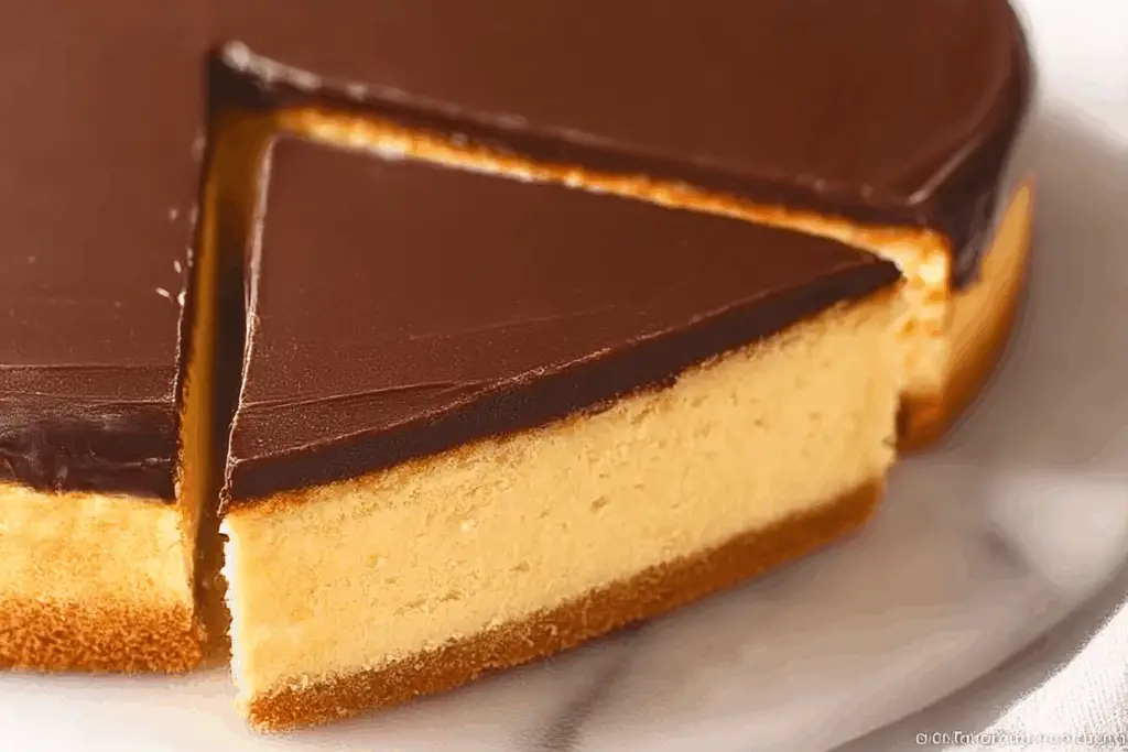 Boston Cream Pie Cheesecake