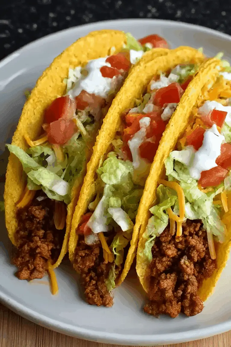 Homemade Taco Bell Feast