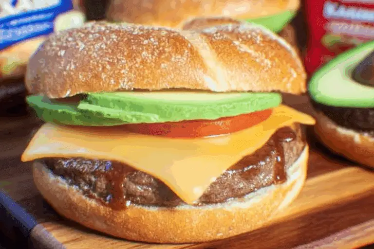 Grilled Barbecue Ranch Burgers