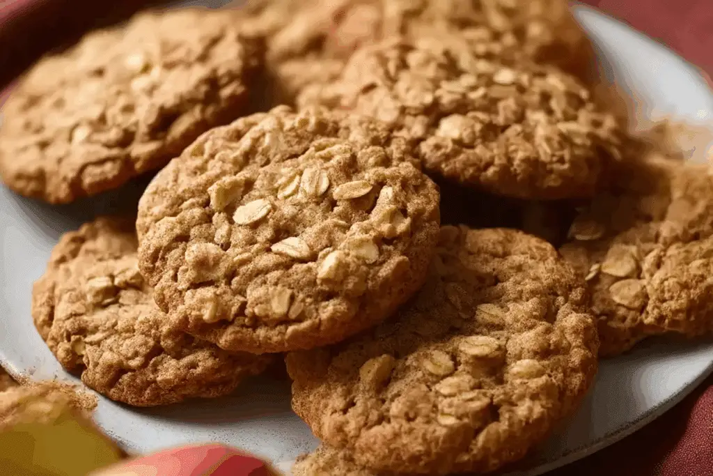 Apple Cinnamon Oatmeal Cookies