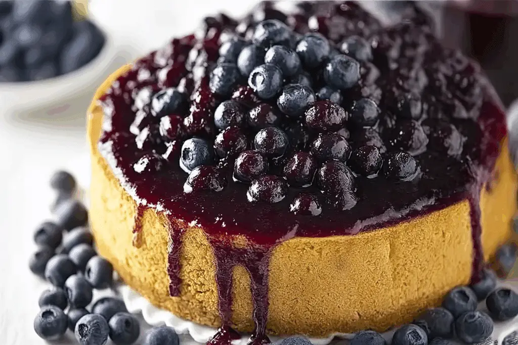 Best Ever Blueberry Cheesecake