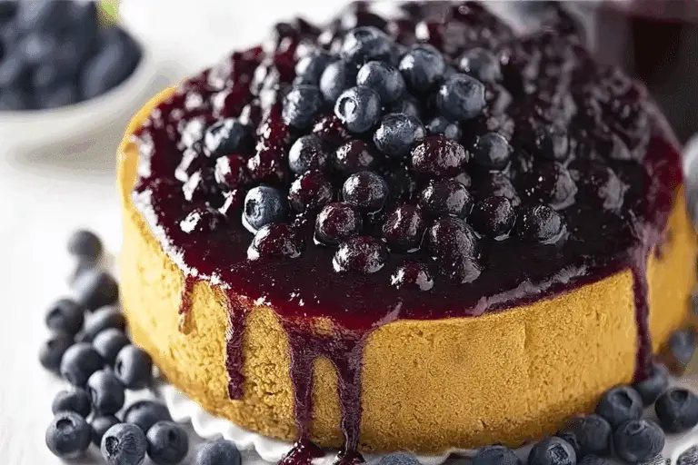 Best Ever Blueberry Cheesecake
