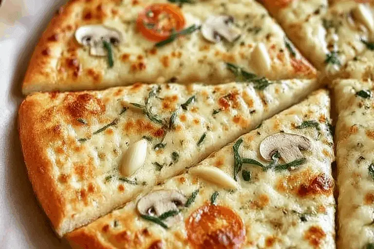 White Pizza with Garlic