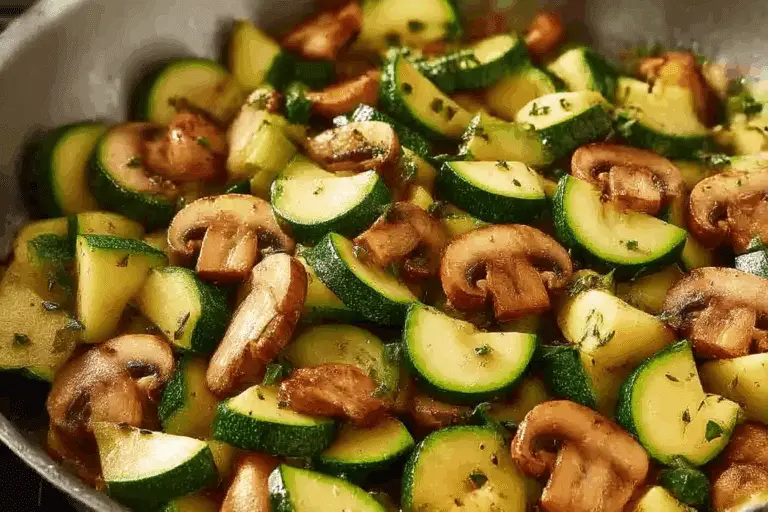 Sautéed Zucchini and Mushrooms