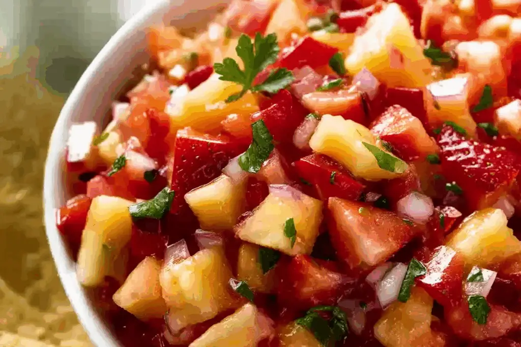 Strawberry Pineapple Salsa