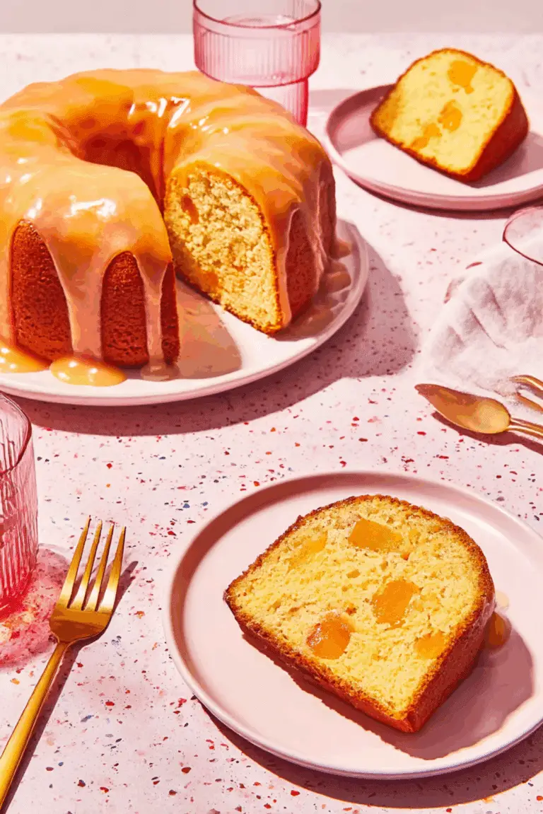 McLeod Farms’ Fresh Peach Pound Cake