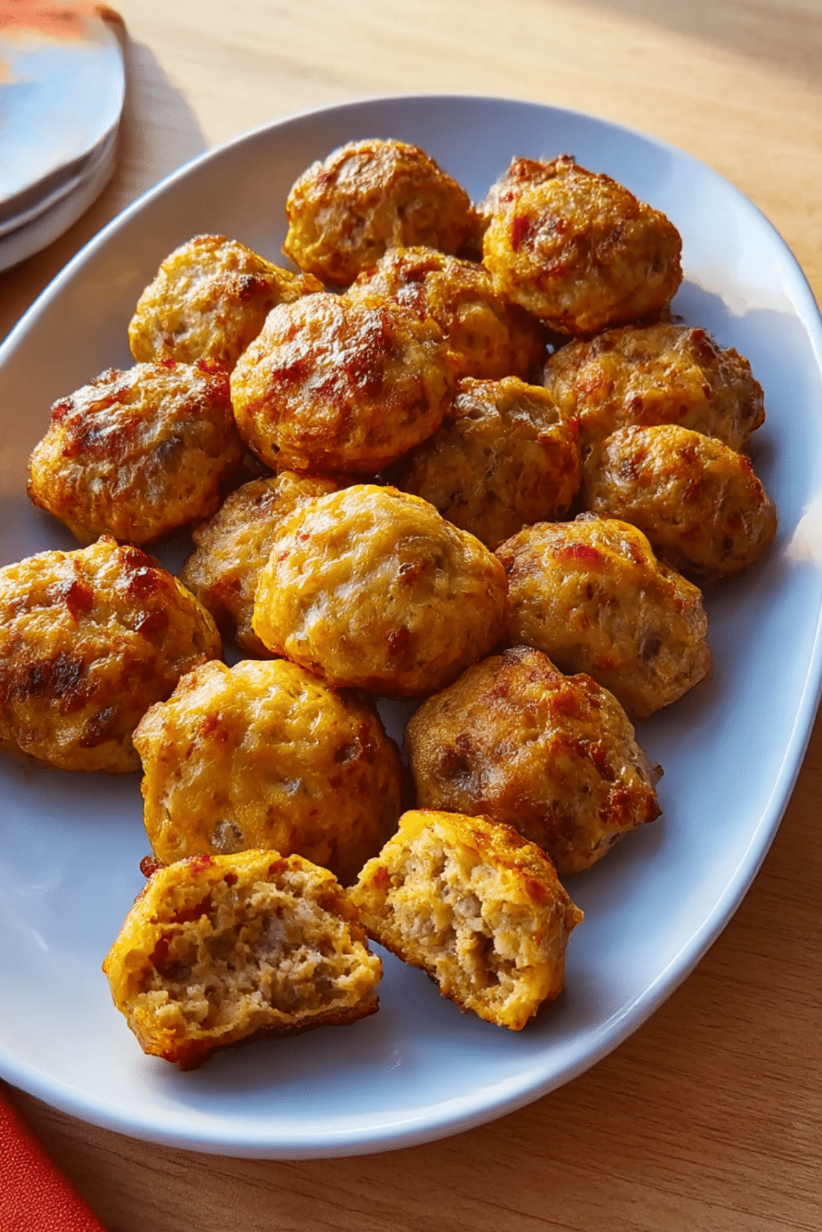 Spicy Bisquick Sausage Balls