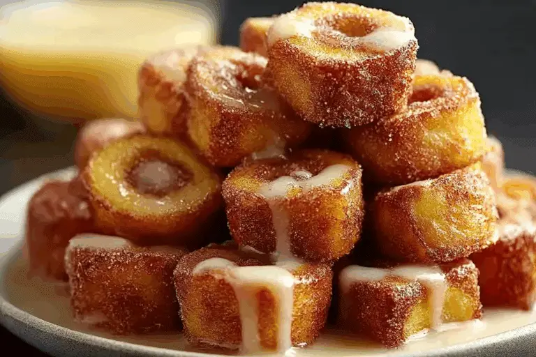 Cinnamon Roll French Toast Bites