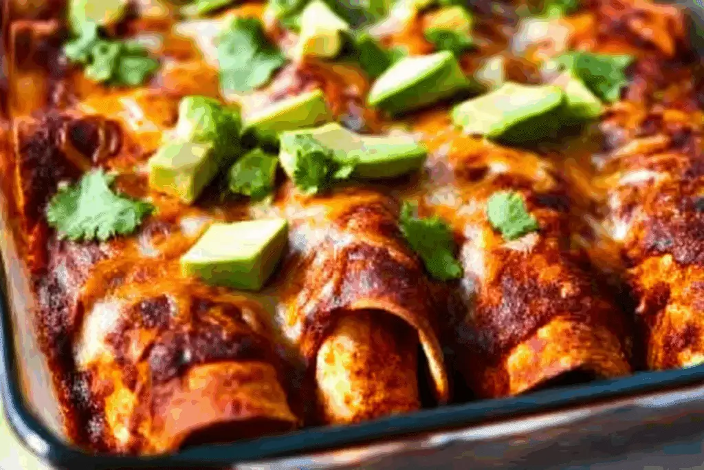 Easy Chicken Enchiladas
