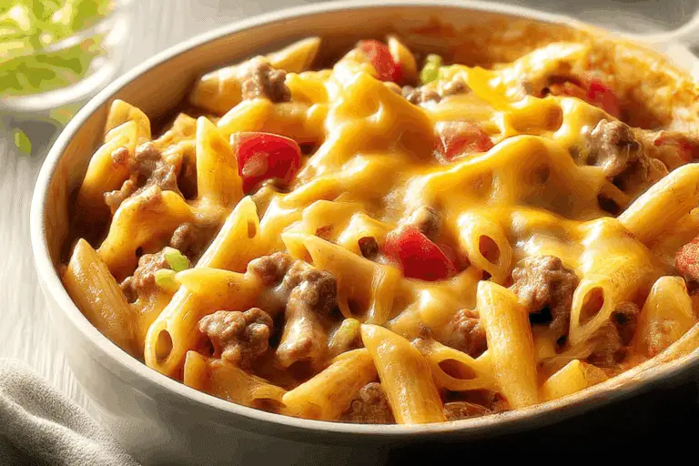 Stovetop Cheeseburger Pasta