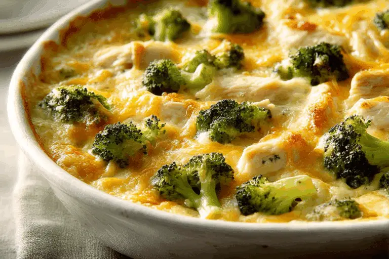Light Chicken and Broccoli Bake