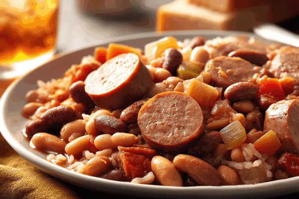 Cajun-Style Beans and Sausage