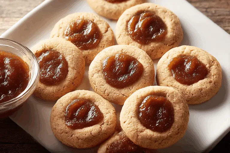 Apple Butter Thumbprint Cookies