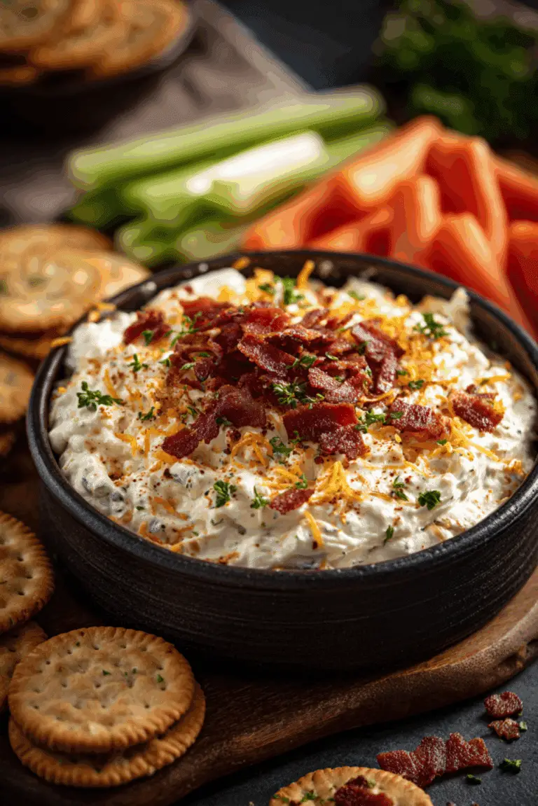 5-Minute Cheddar Ranch Dip