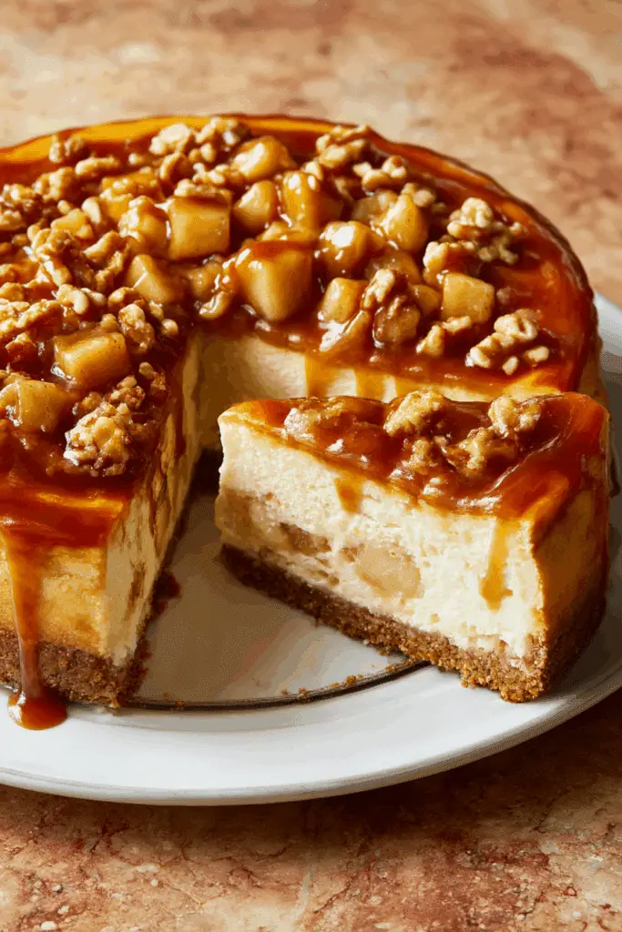 Caramel Apple Cheesecake