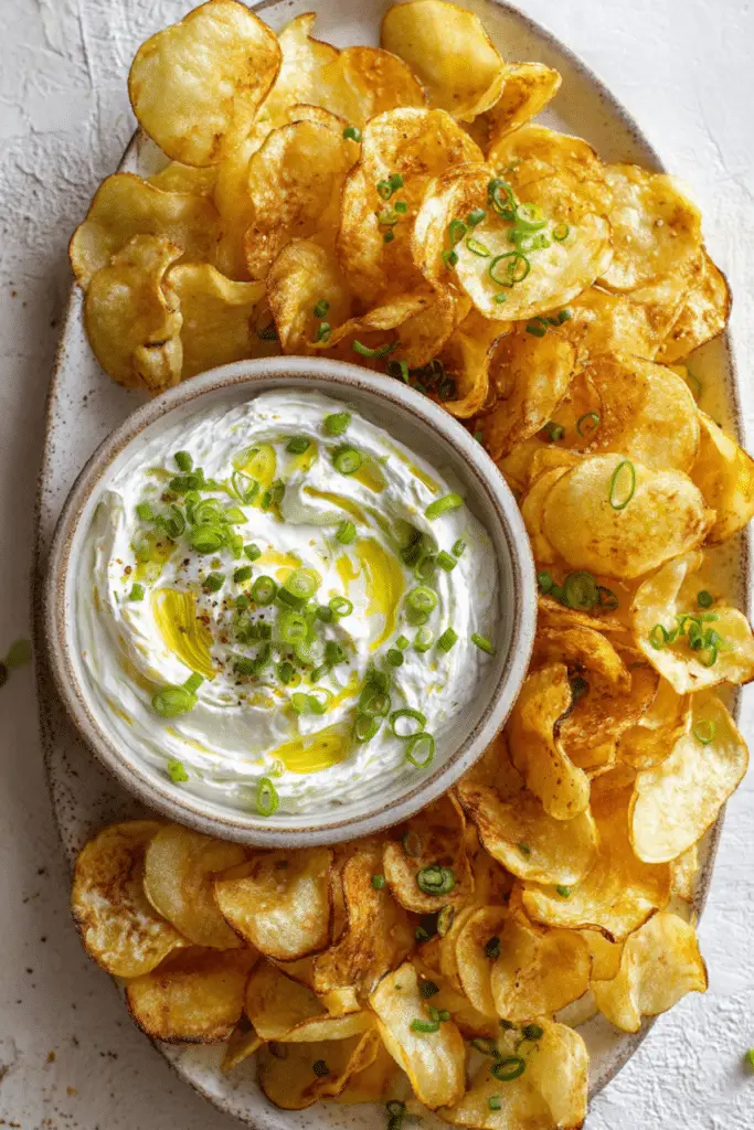 Confit Garlic and Scallion Dip