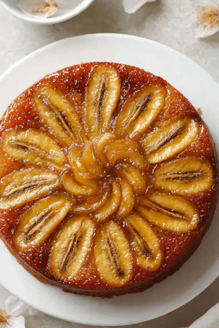 Banana Foster Upside Down Cake