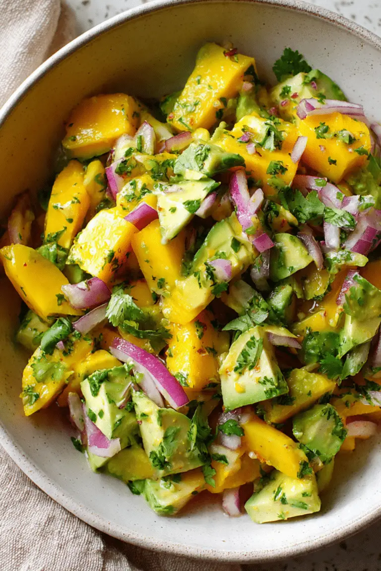 Mango and Avocado Salad