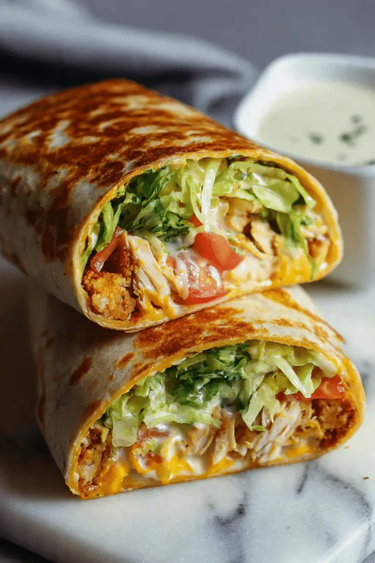 Crispy Chicken Crunch Wrap