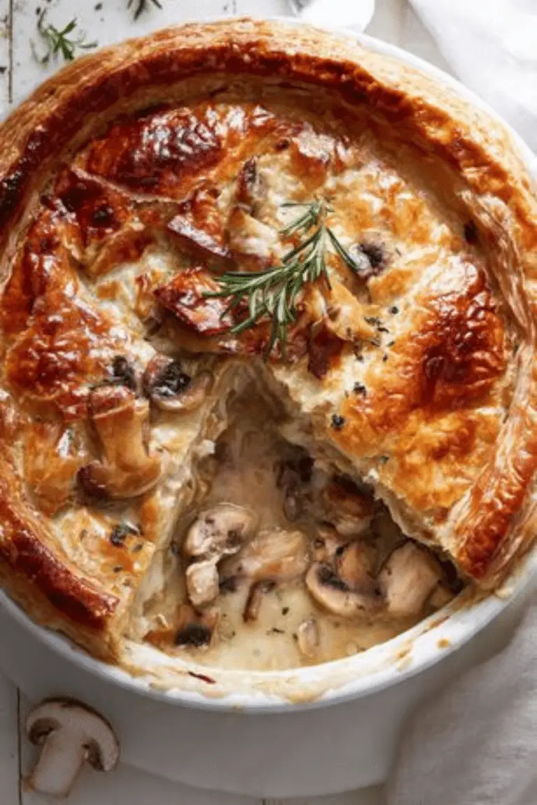 Chicken and Mushroom Pie