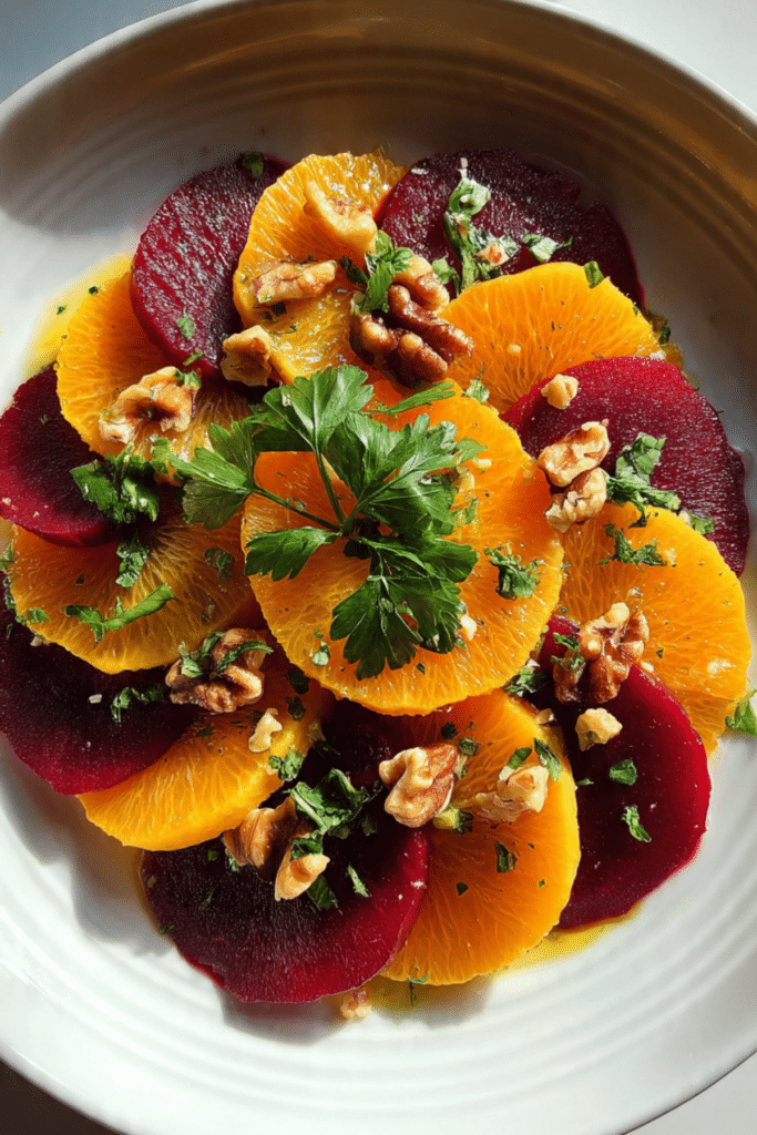 Persimmon Beet Salad