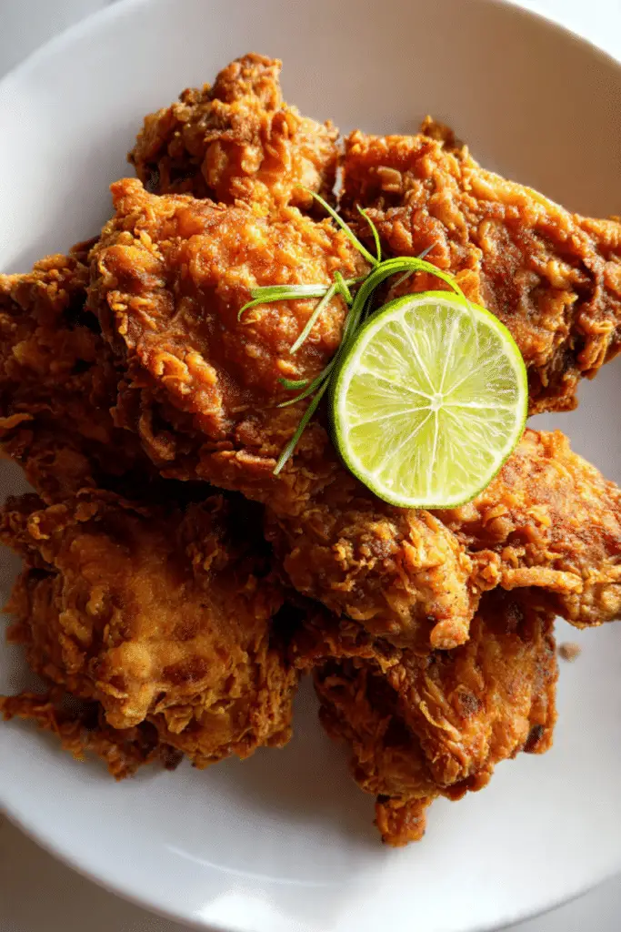 Fried Chicken and Spicy Curry