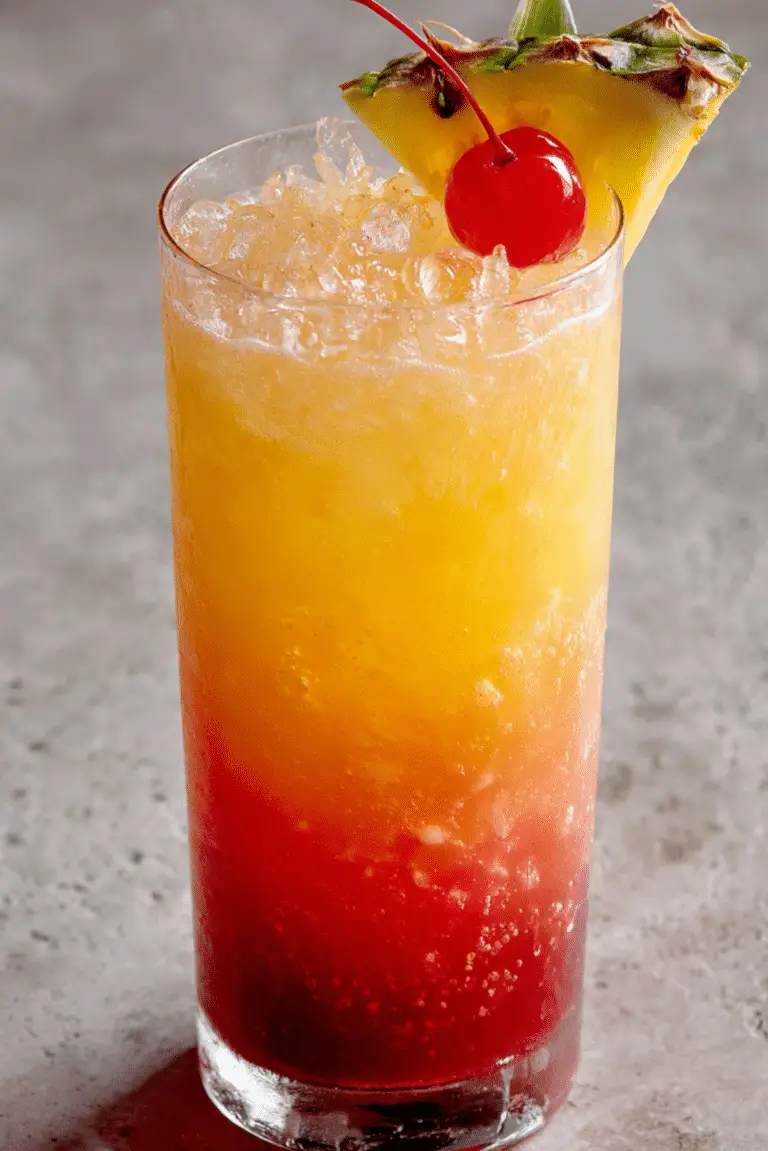 Tropical Sunset Mocktail