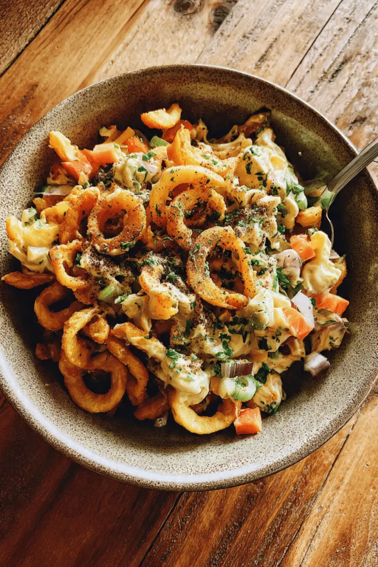 Curly Fries Potato Salad