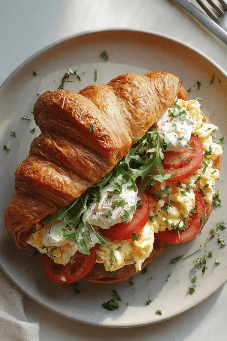 FETA EGG CROISSANT