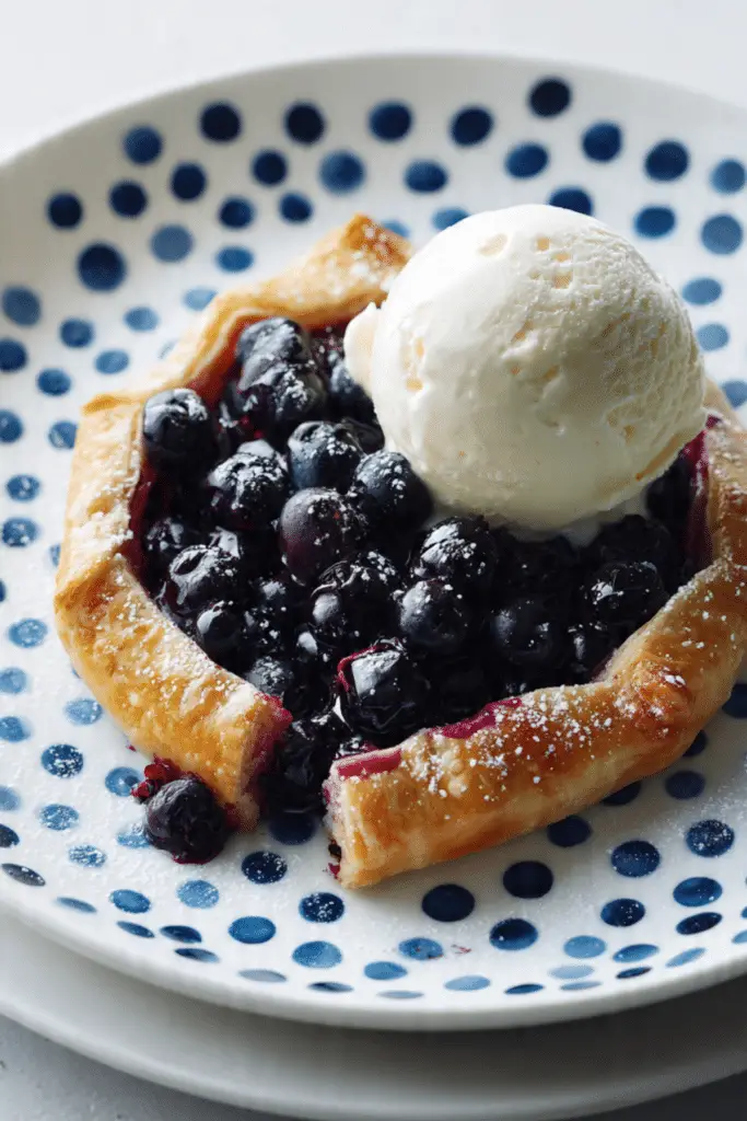Mini Blueberry Galettes