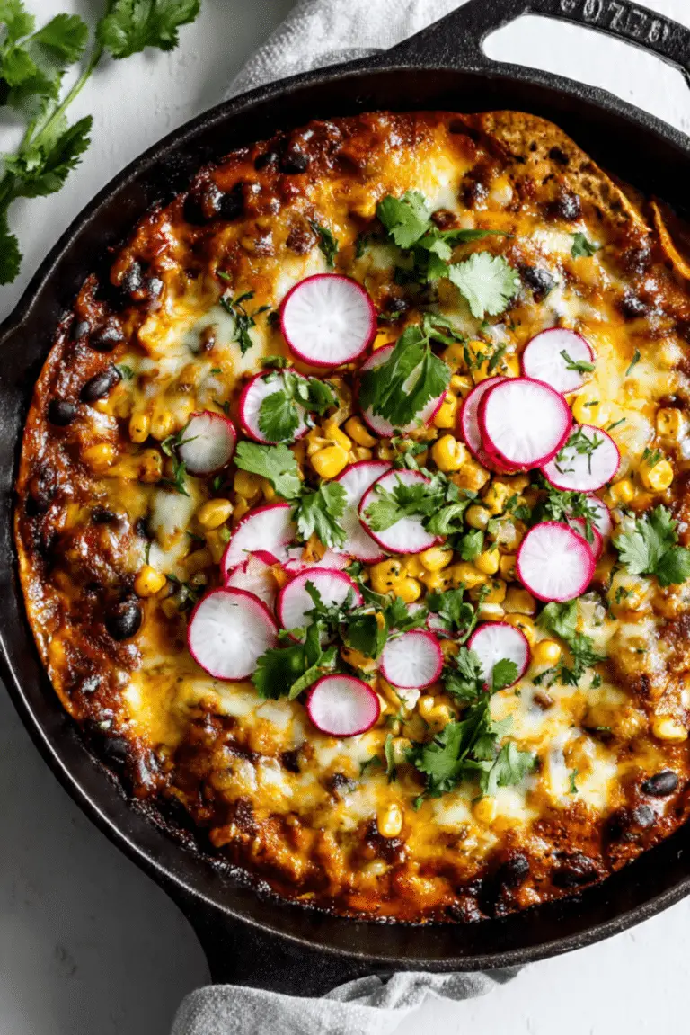 Black Bean Enchilada Skillet