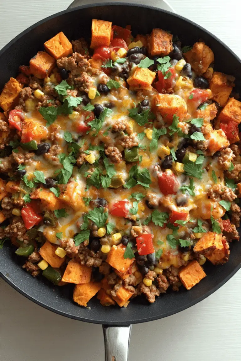 Sweet Potato Turkey Skillet