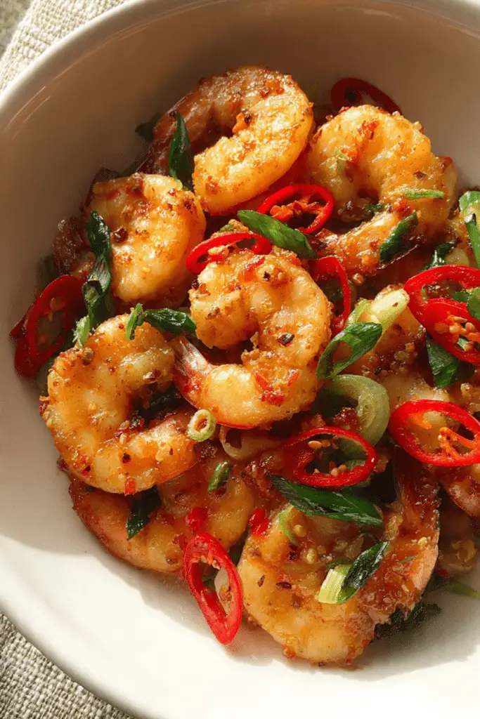 Crispy Pepper-Salt Shrimp