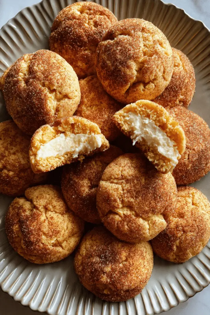 Pumpkin Cheesecake Cookies