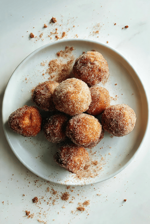 4‑Ingredient Pumpkin Donut Holes