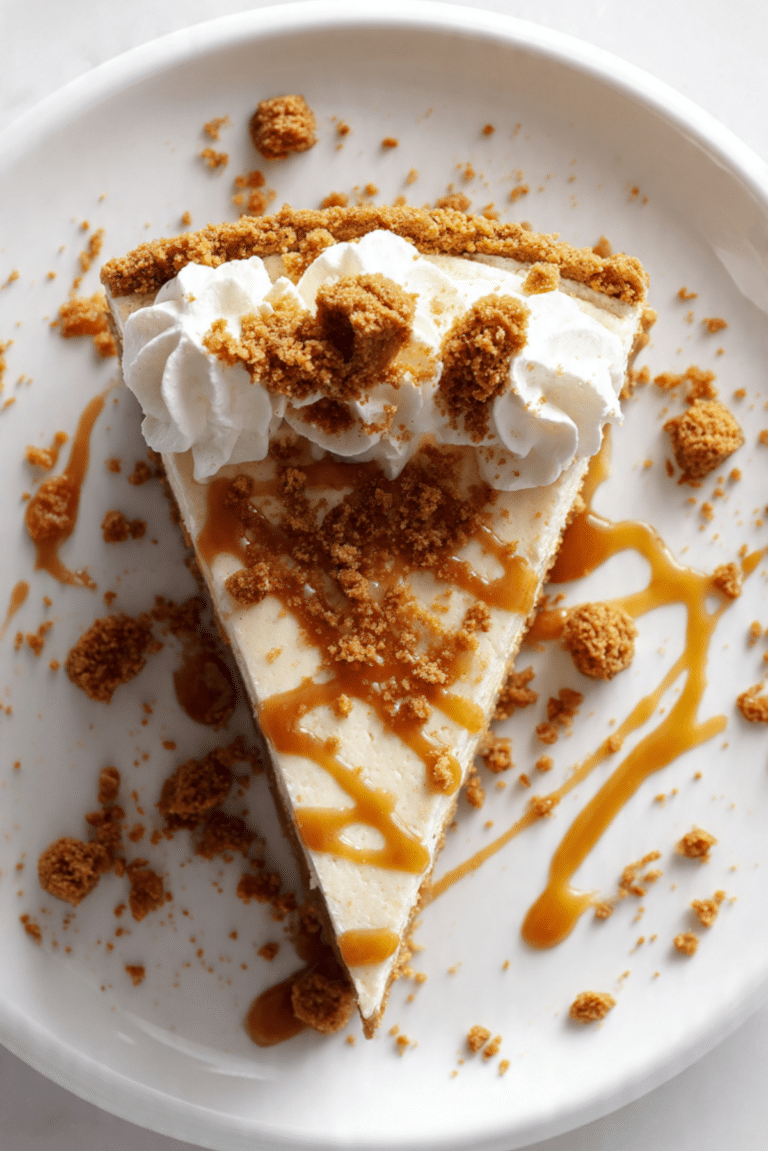 No-Bake Gingerbread Cheesecake